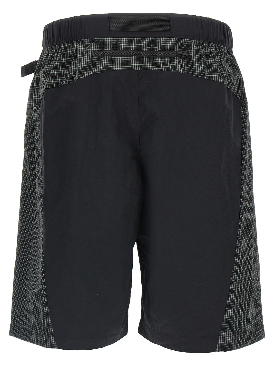 Black Nylon Bermuda Shorts