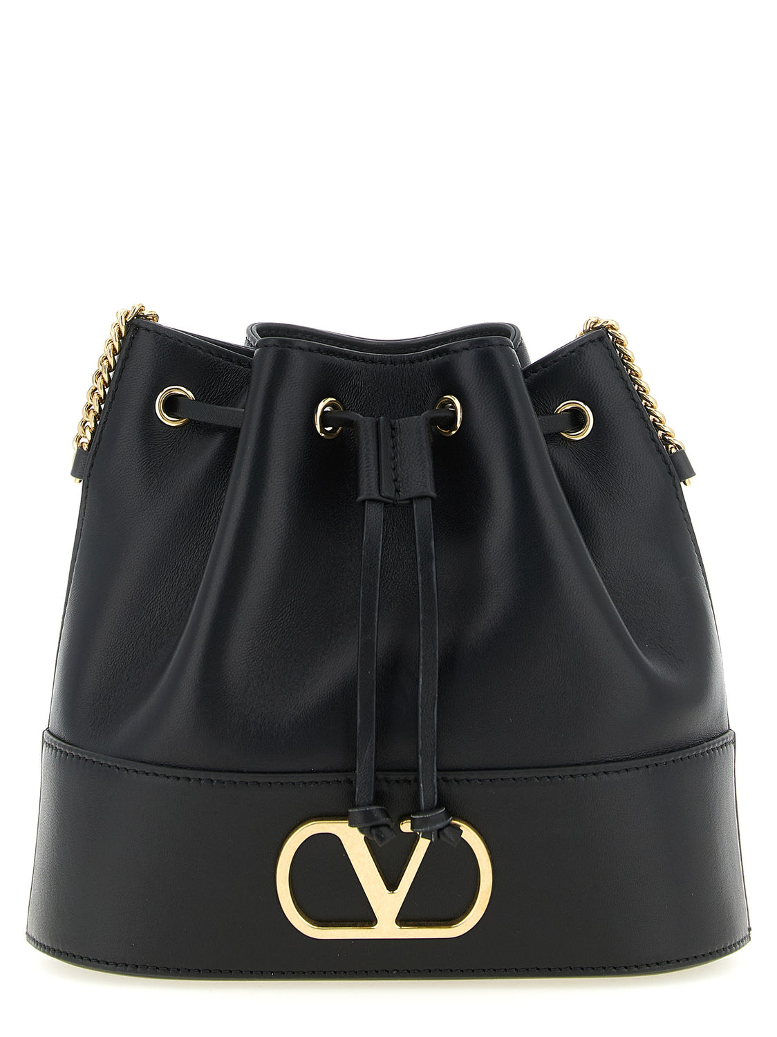 Black Lamb Leather Crossbody Bag