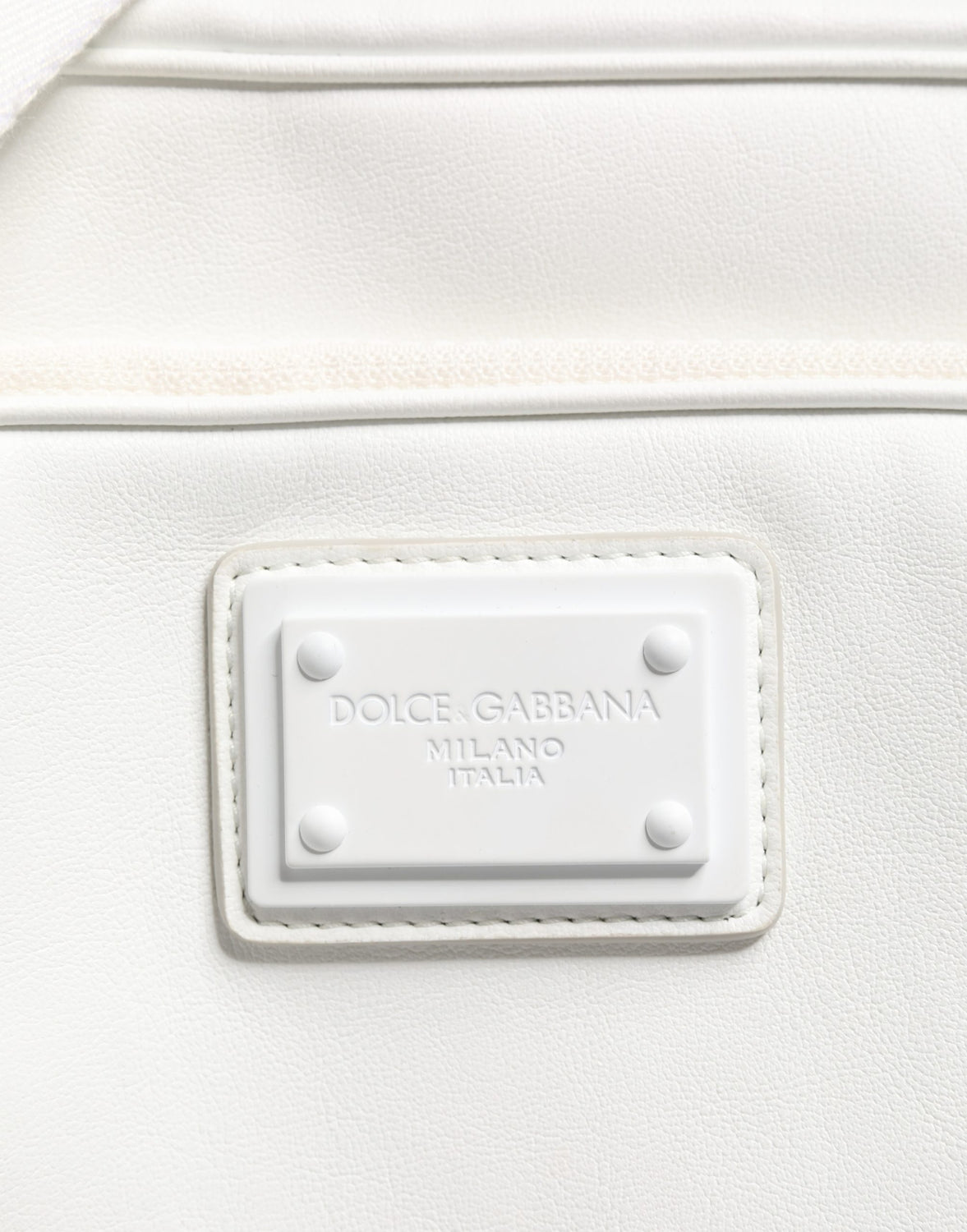 White Logo Plaque Crossbody Shoulder Borse Men Bag