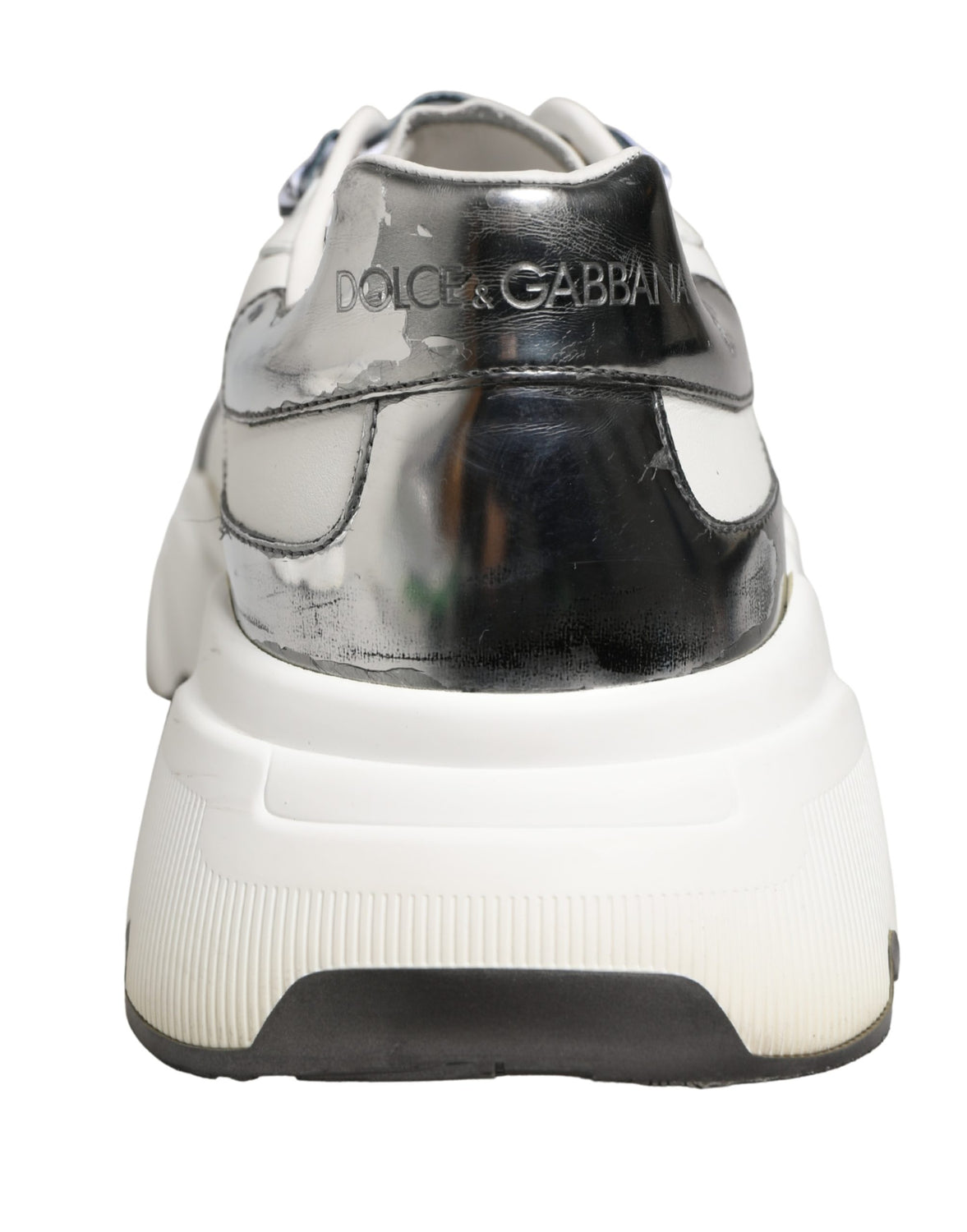 White Silver Daymaster Low Top Men Sneakers Shoes