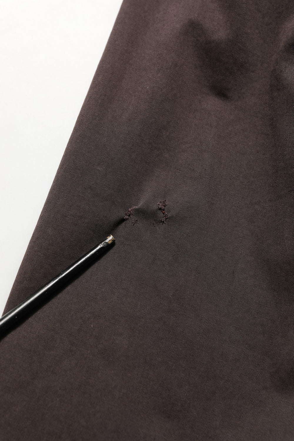 Brown Cotton Full Zip Men Bomber Jacket