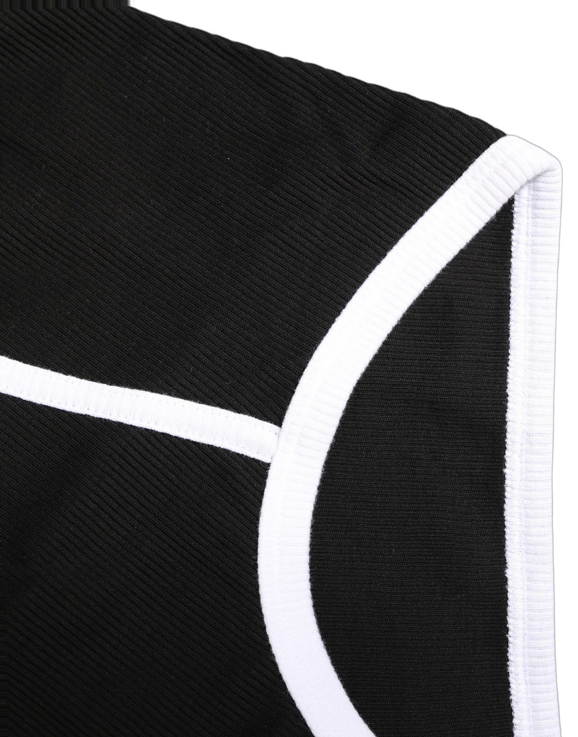 Black White Logo Waistband Coulotte Panty Underwear