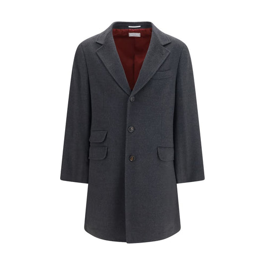 Gray Cashmere Coat