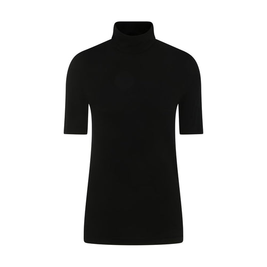 Black Cotton T-Shirt