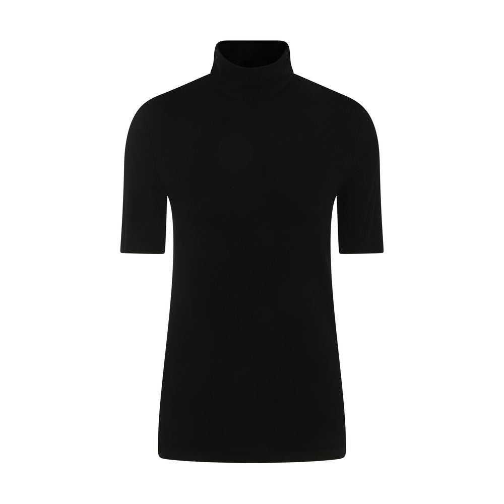 Black Synthetic T-Shirt