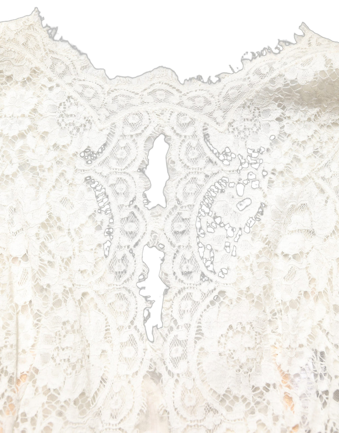 White Lace Viscose Sheath Long Gown Dress