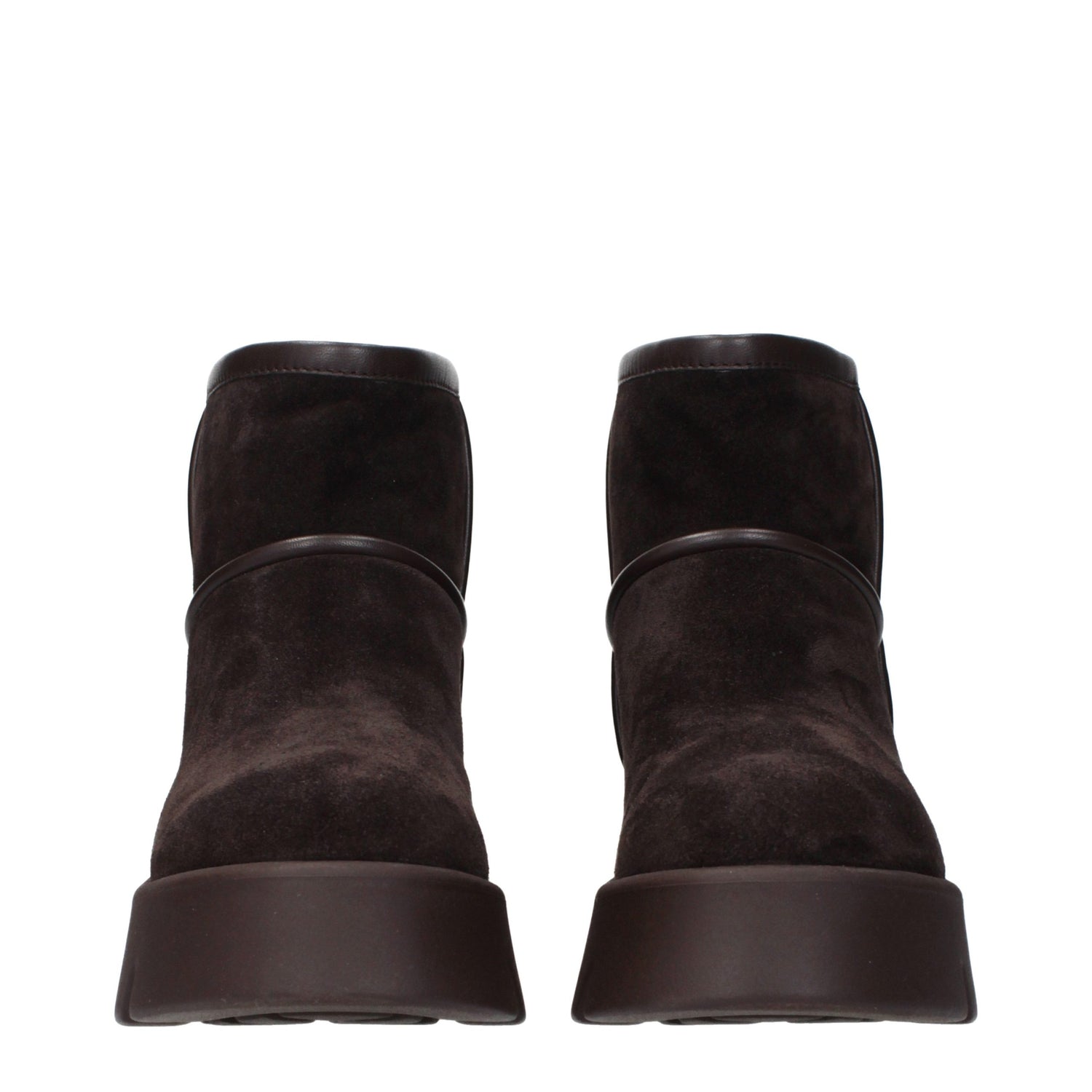 Brown Leather Ankle Boots
