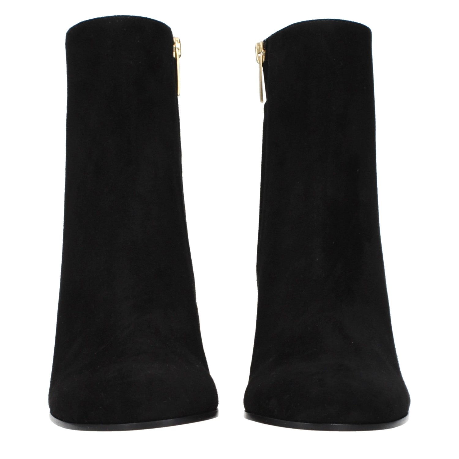 Black Leather Ankle Boots