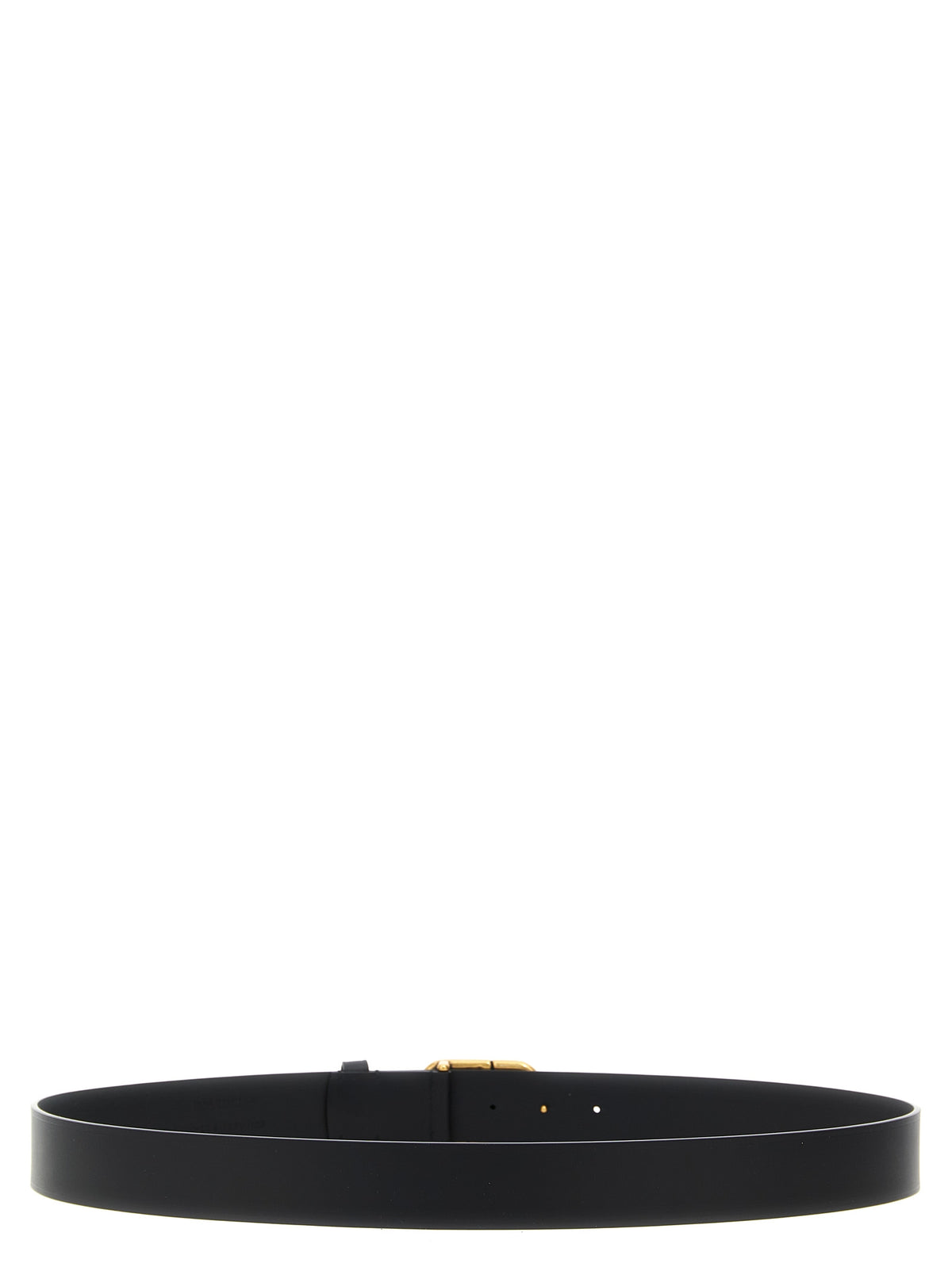 Black Calfskin Regular Belt