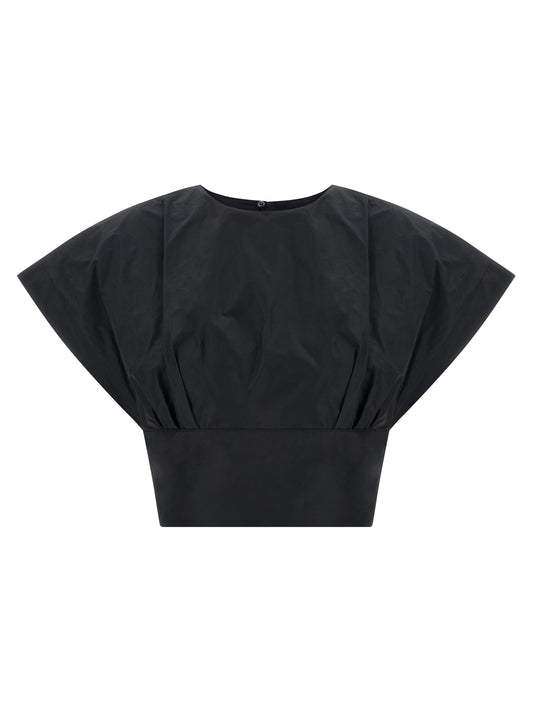 Black Polyester Blouse