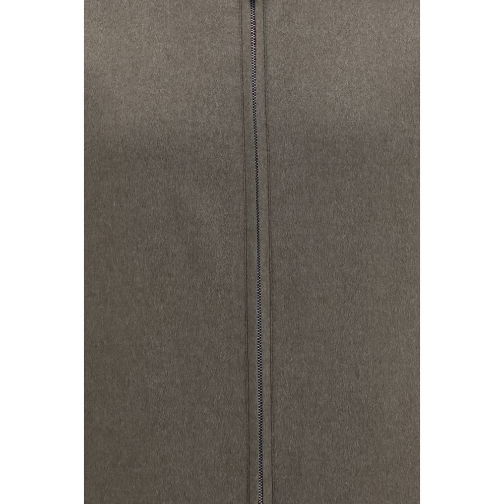 Bicolor Cashmere Bomber