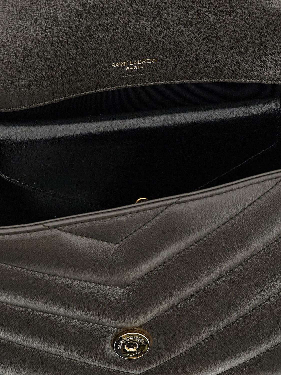 Brown Lamb Leather Shoulder Bag