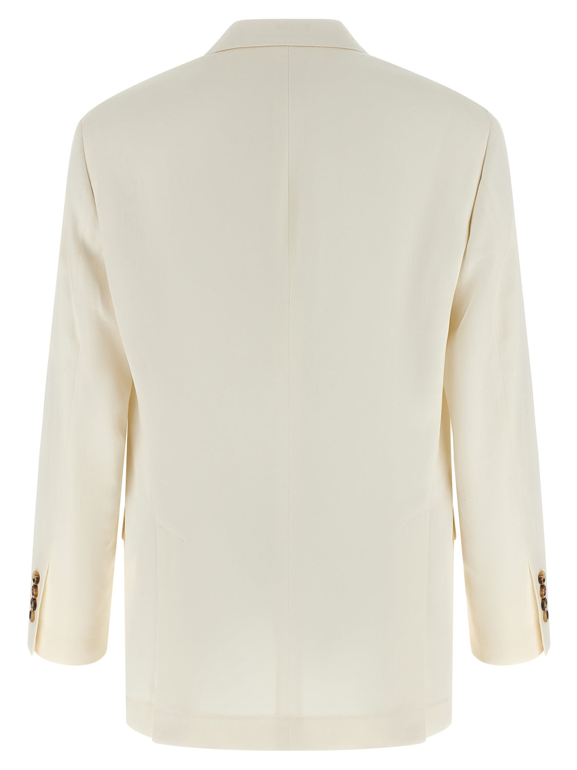 White Silk Blazer