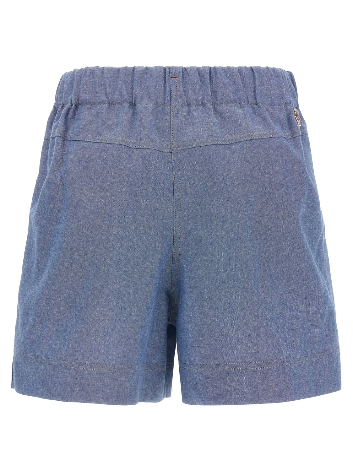Blue Cotton Bermuda Shorts