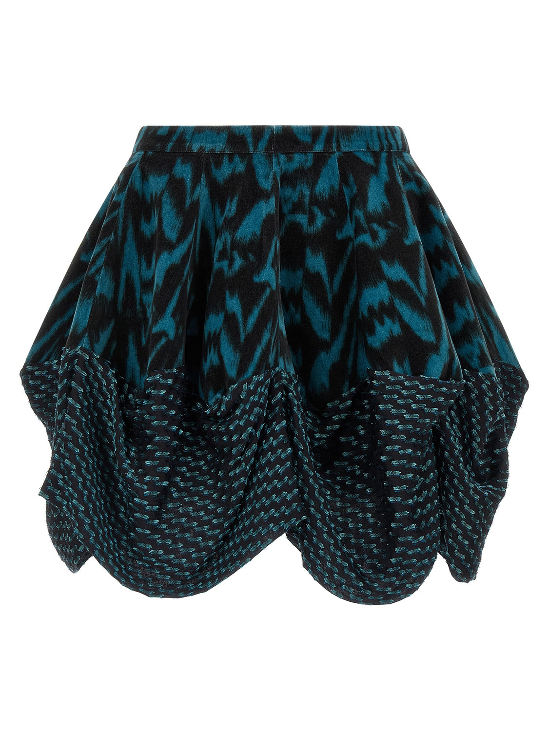 Multicolor Cotton Long Skirt