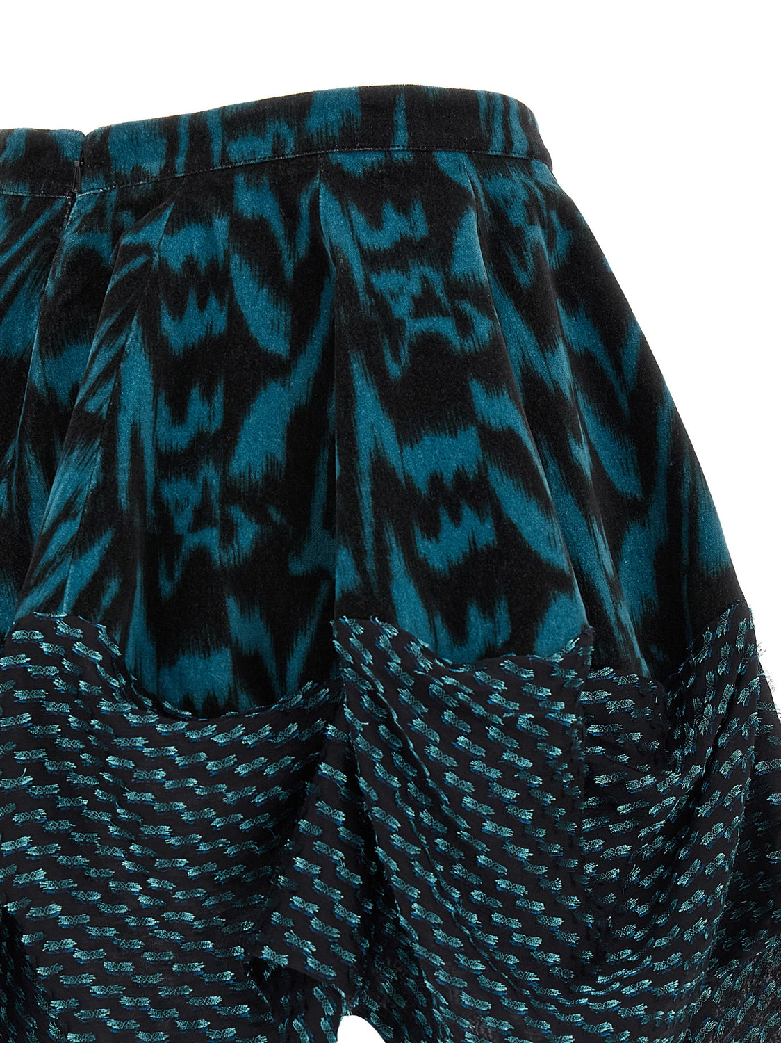 Multicolor Cotton Long Skirt