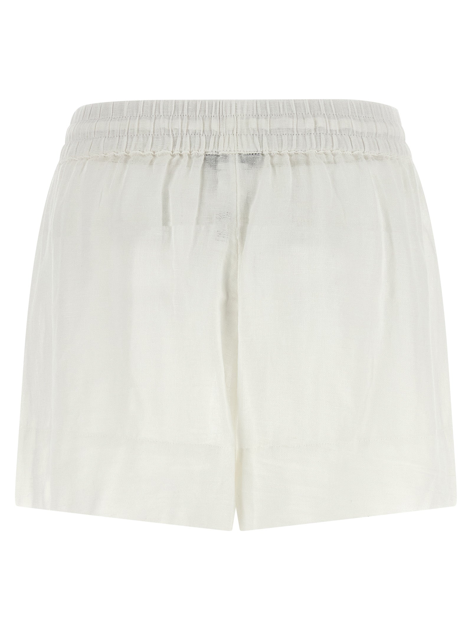 White Organic Cotton Bermuda Shorts
