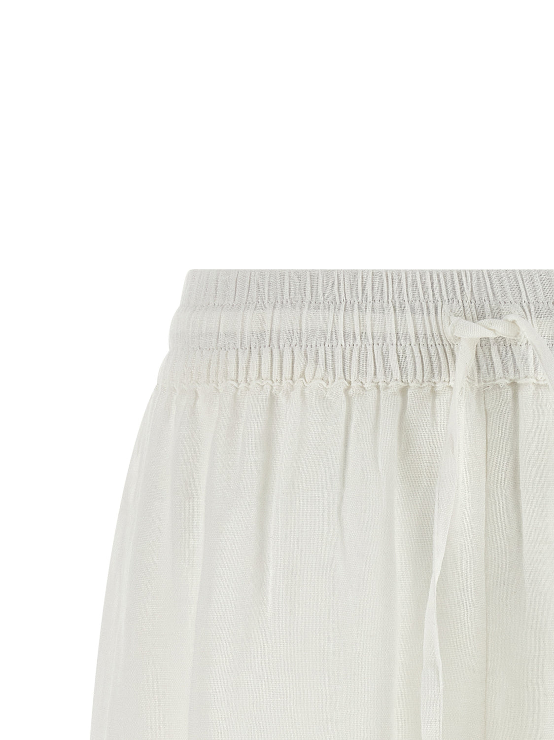 White Organic Cotton Bermuda Shorts