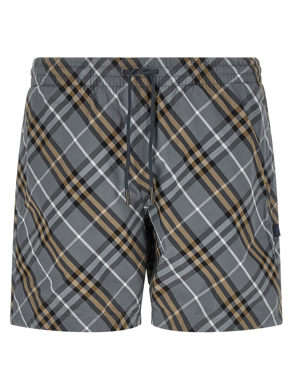 Blue Polyamide Bermuda Shorts