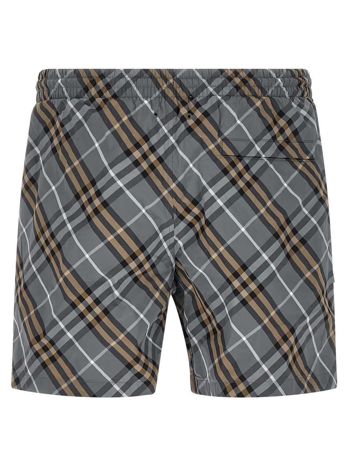 Blue Polyamide Bermuda Shorts