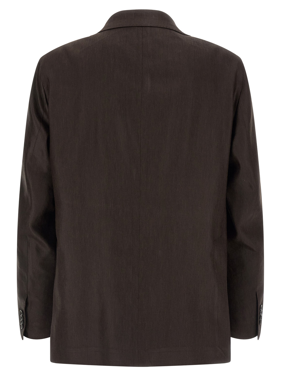 Brown Linen Two-Piece Suit