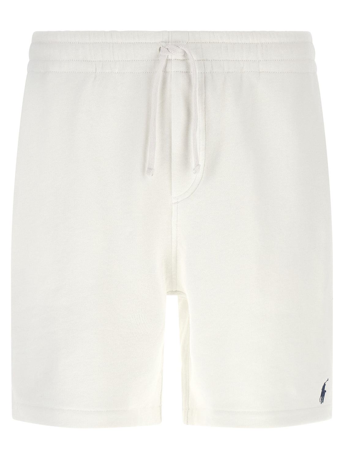 White Cotton Bermuda Shorts