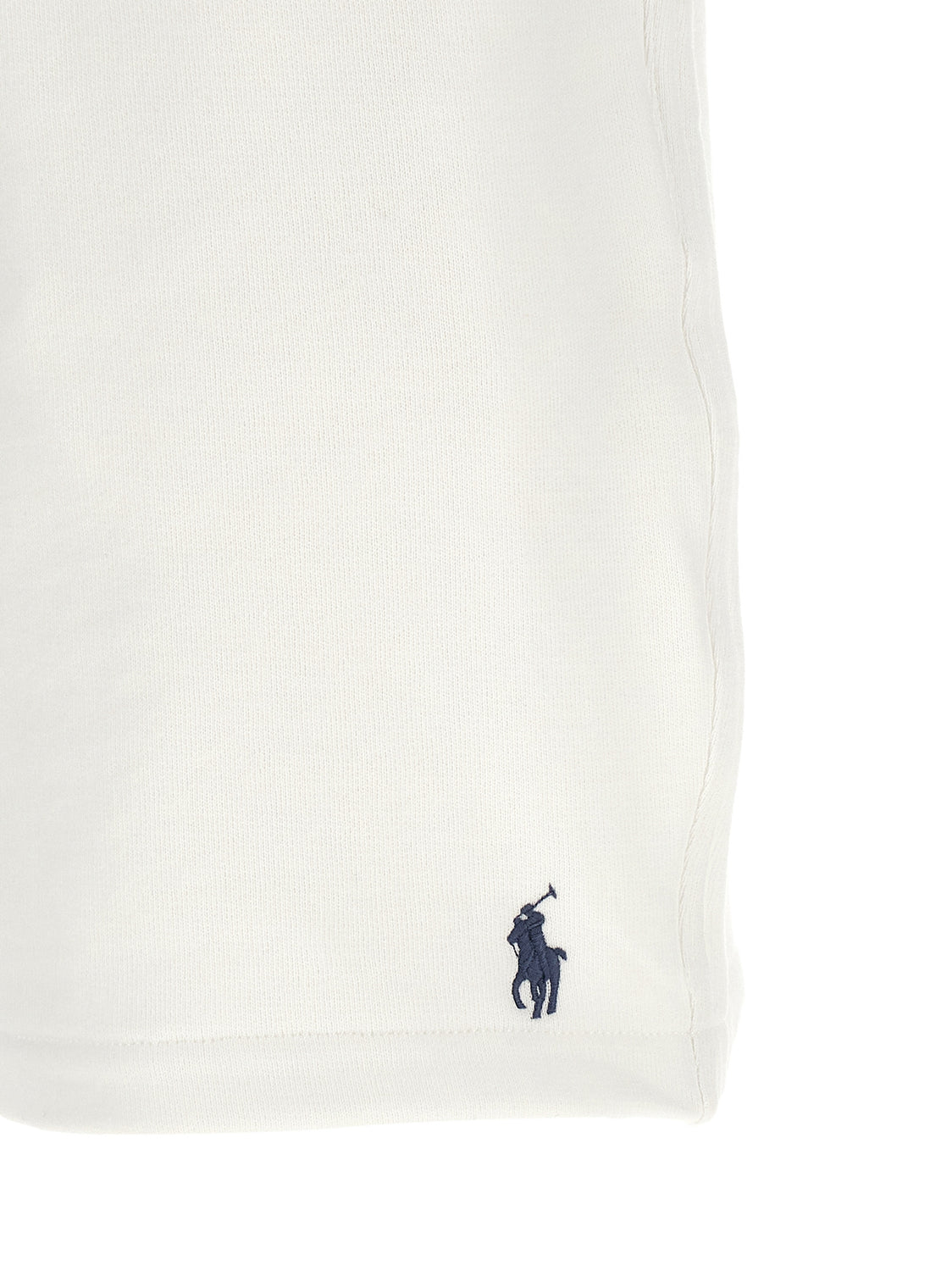 White Cotton Bermuda Shorts