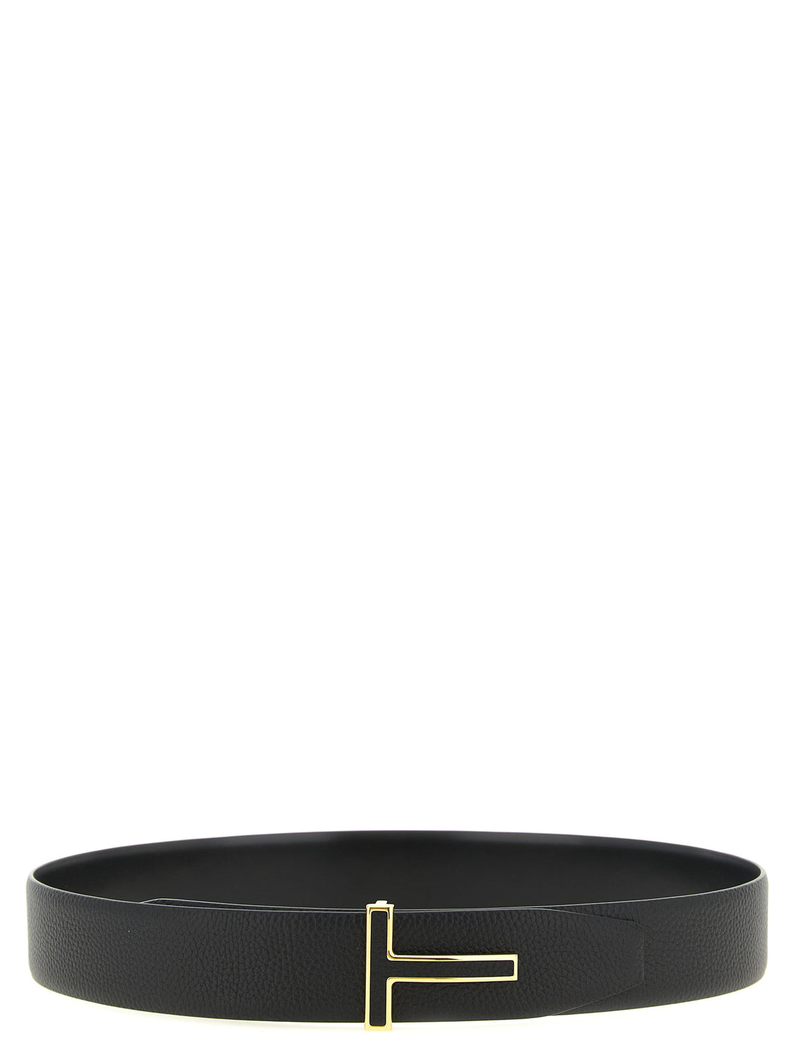 Black Calfskin Regular Belt