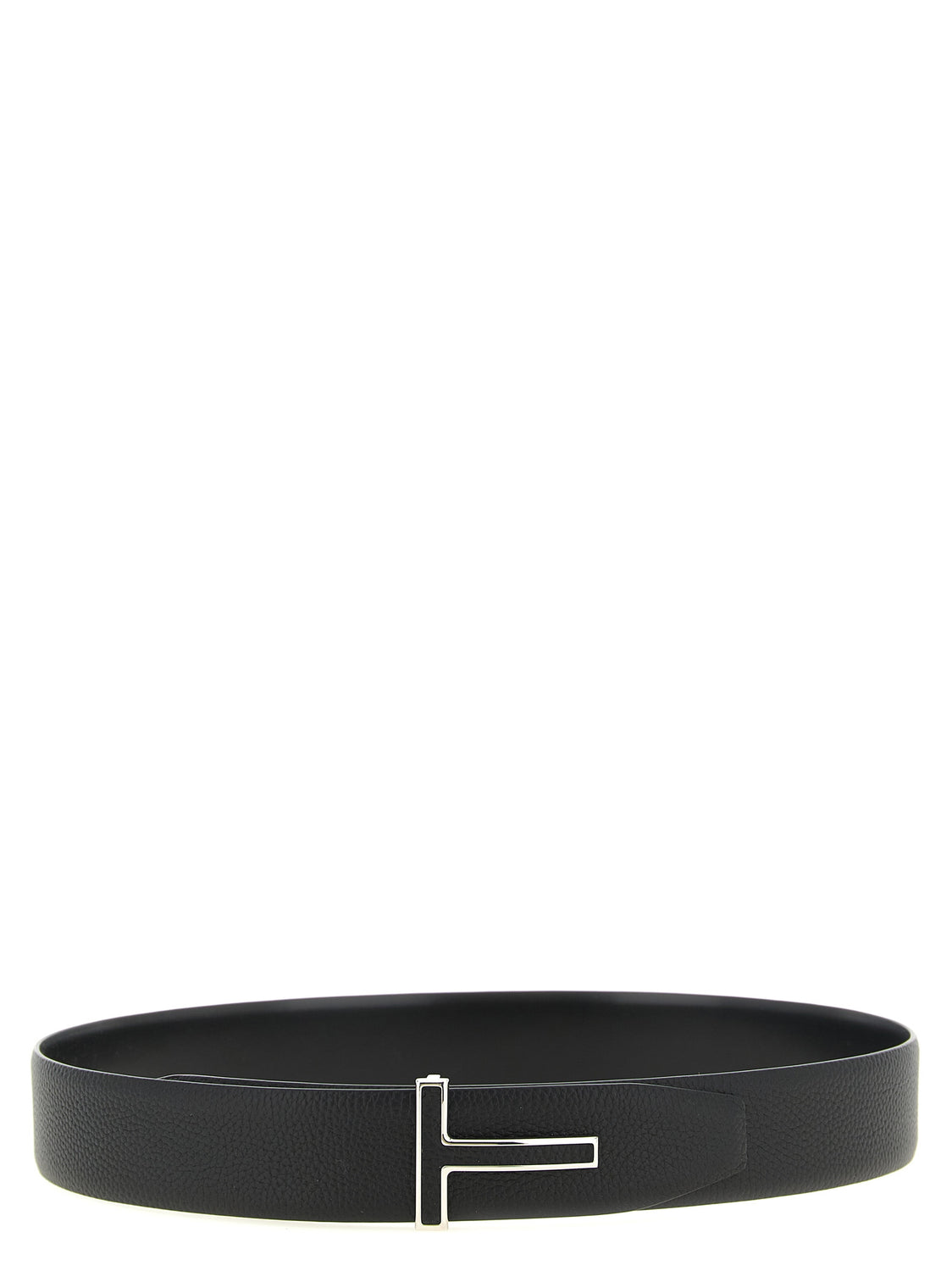 Black Calfskin Regular Belt