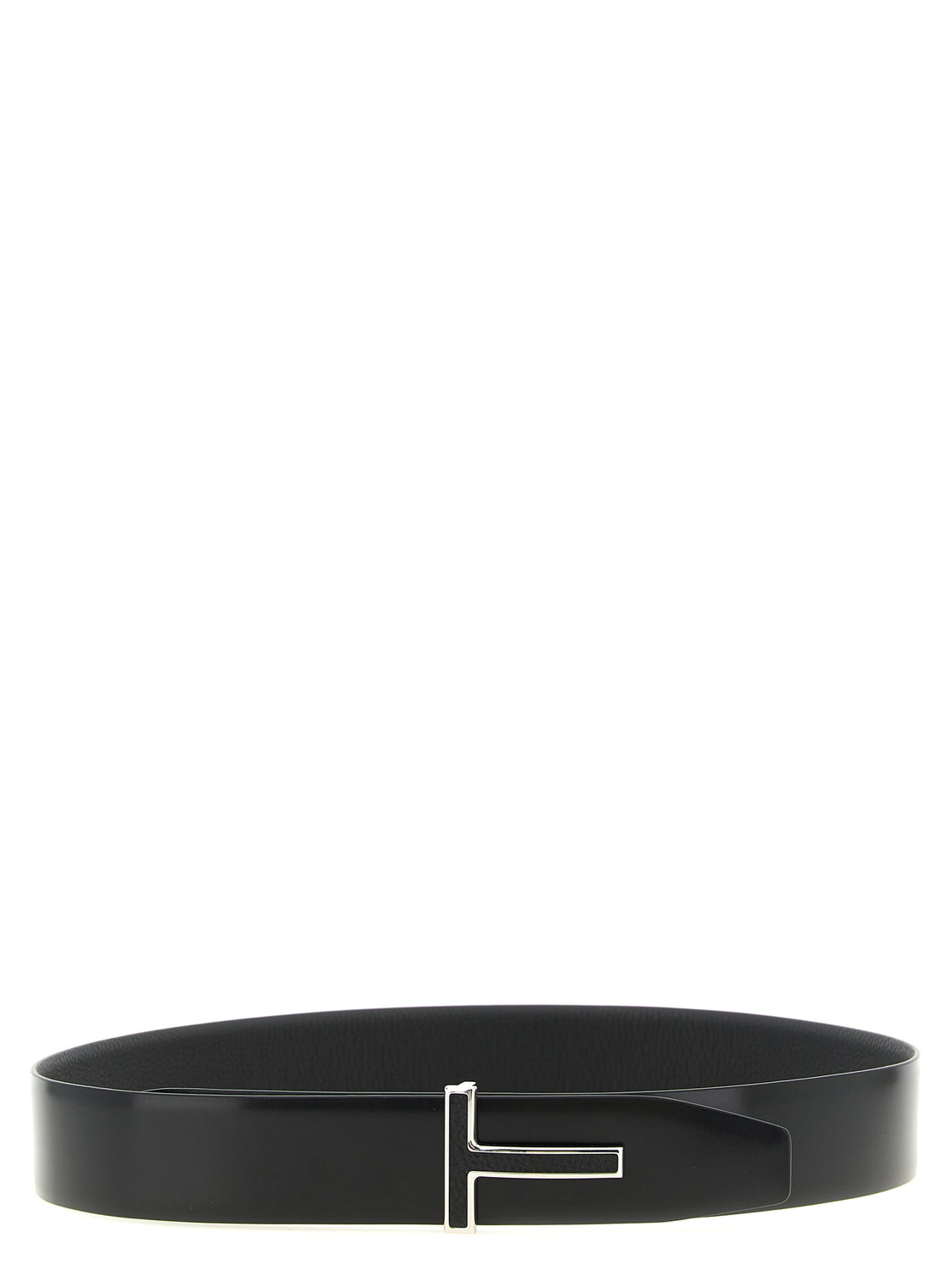 Black Calfskin Regular Belt
