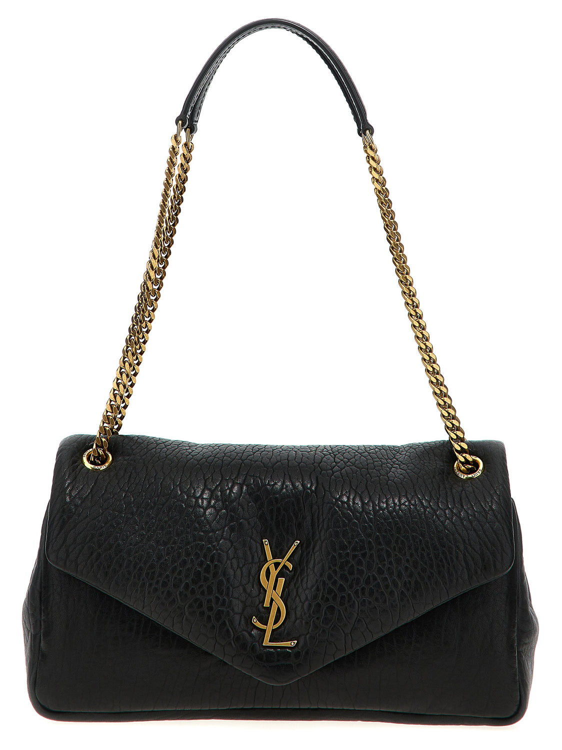 Black Leather Shoulder Bag