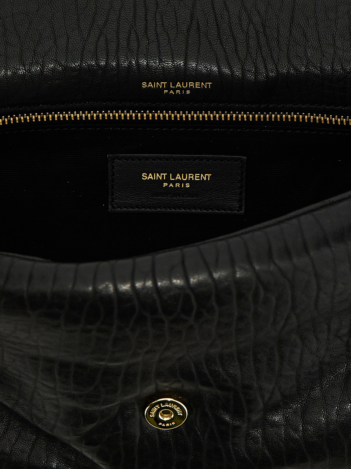 Black Leather Shoulder Bag