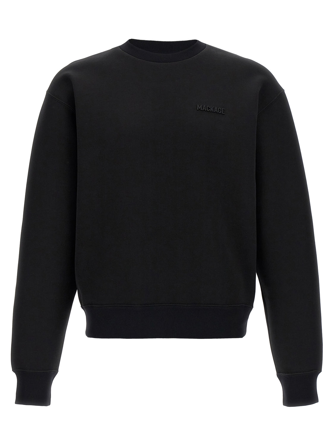 Black Cotton Sweatshirt