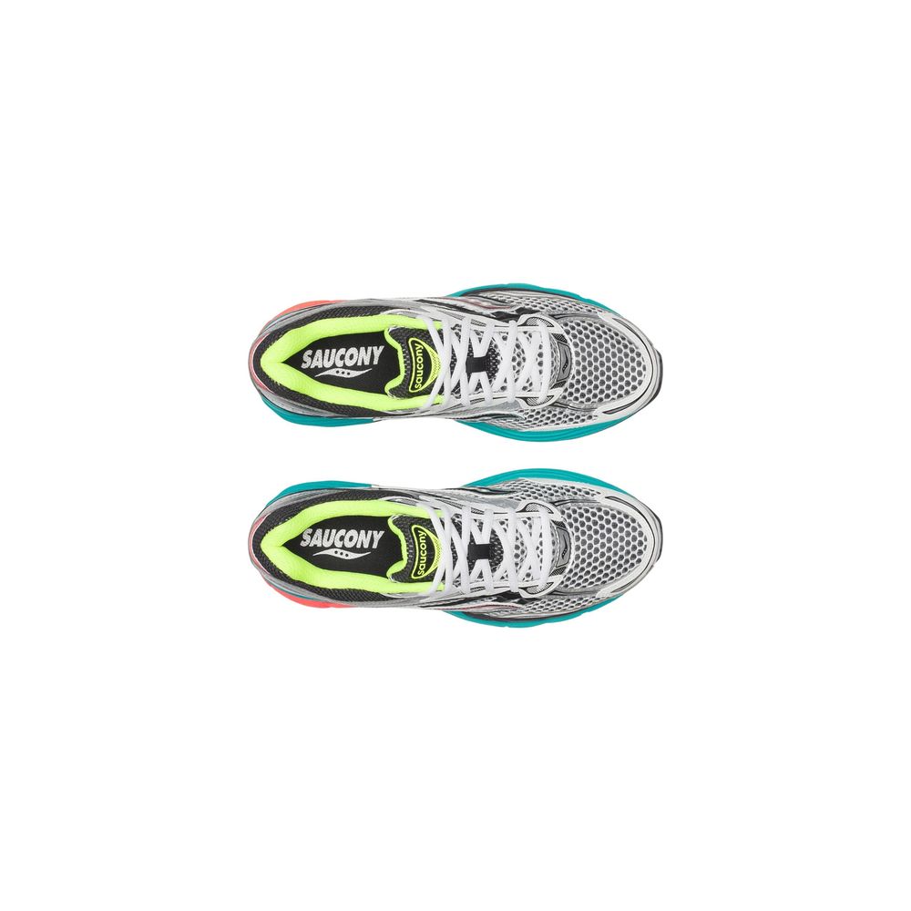 Silver Synthetic Athletic Sneakers