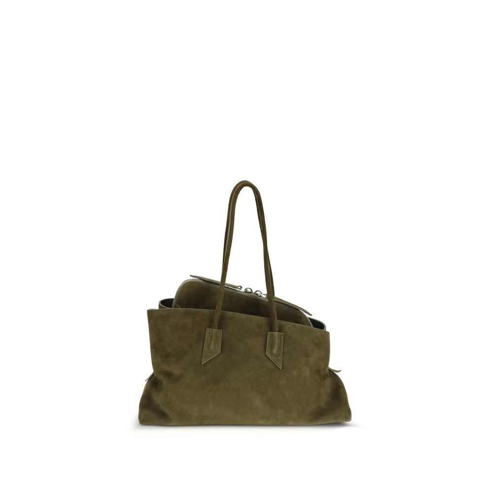 Bicolor Calf Leather Bos Taurus Shoulder Bag