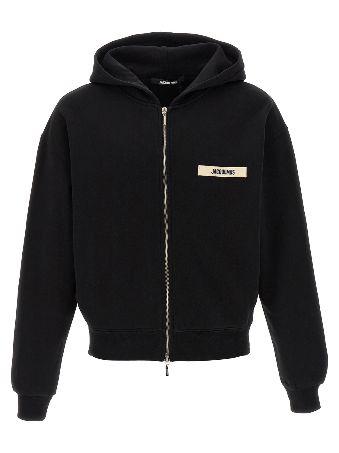 Black Cotton Sweatshirt