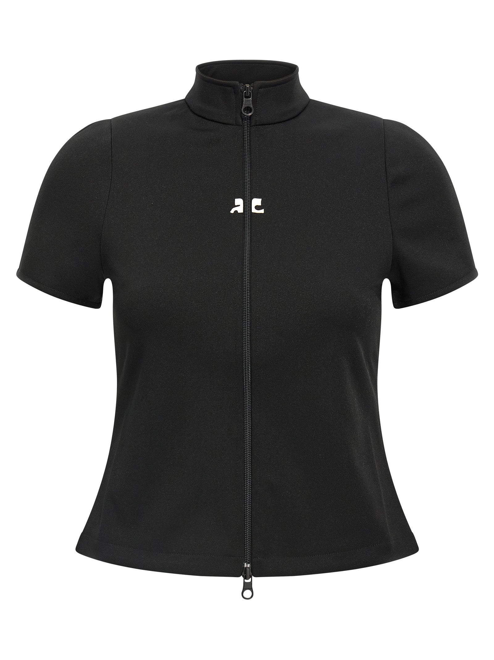 Black Polyester Top