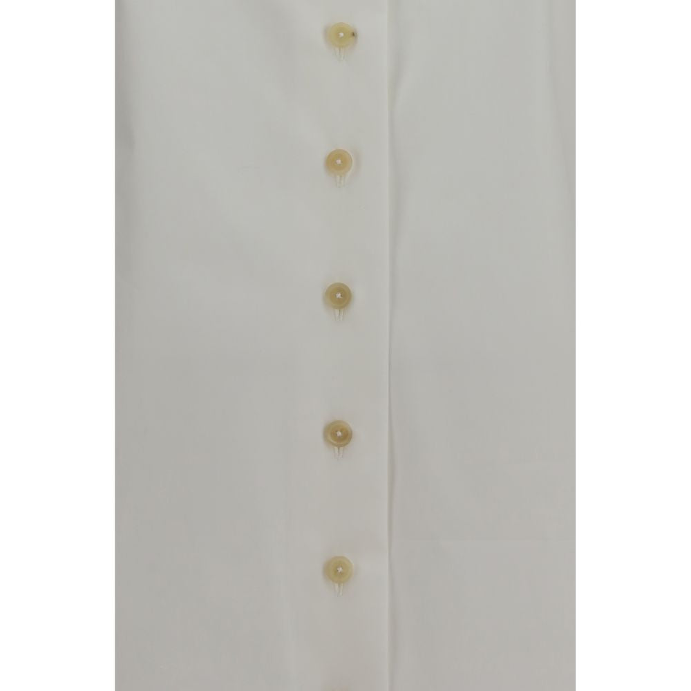 White Cotton Dress Shirt
