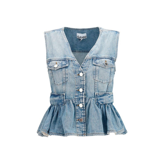 Blue Cotton Denim Jacket