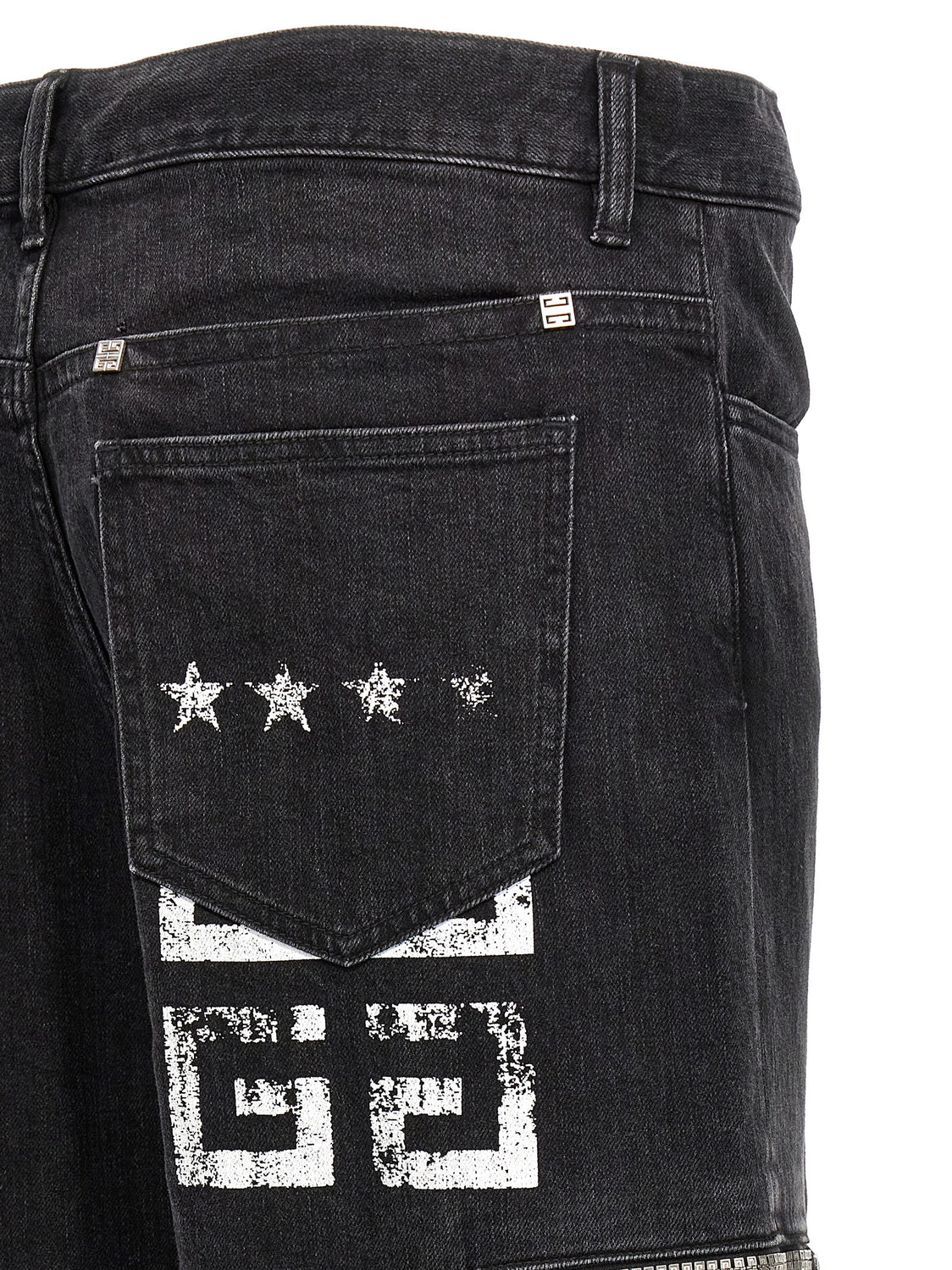 Black Cotton Jeans Denim