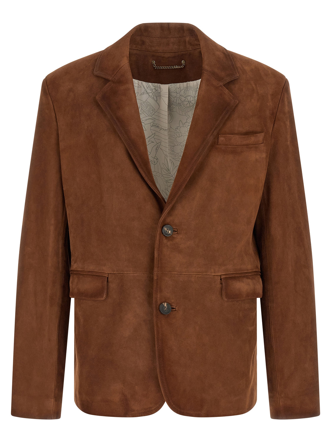 Brown Lamb Leather Leather Jacket