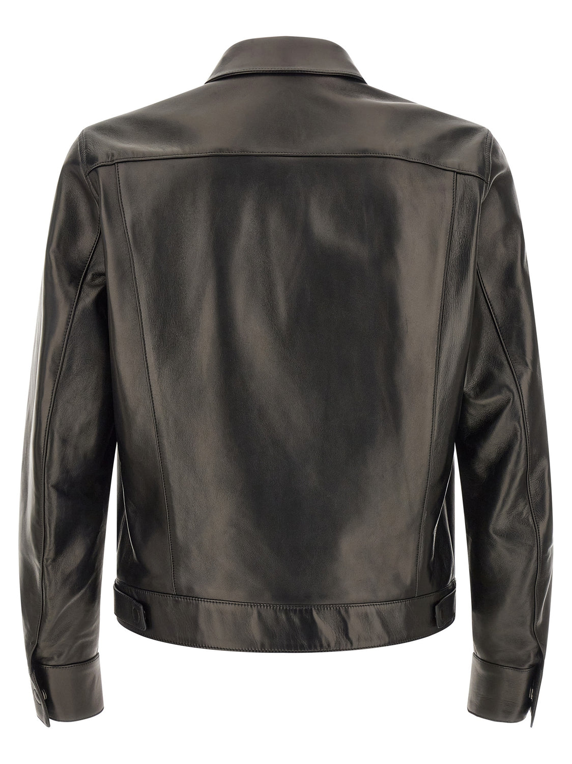 Black Lamb Leather Leather Jacket