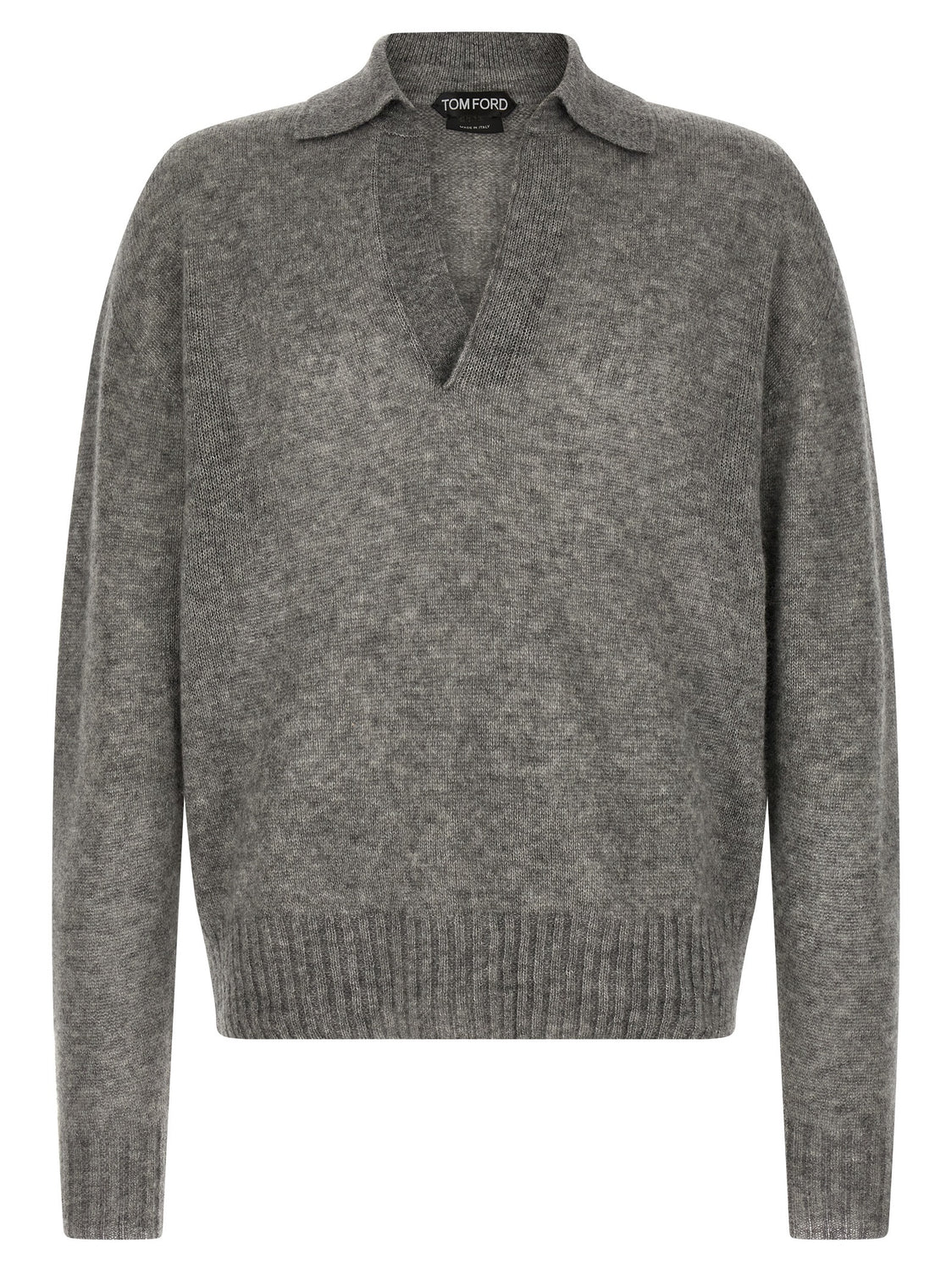 Gray Cashmere Cardigan