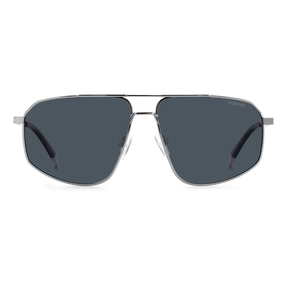 Gray Stainless Steel Sunglasses