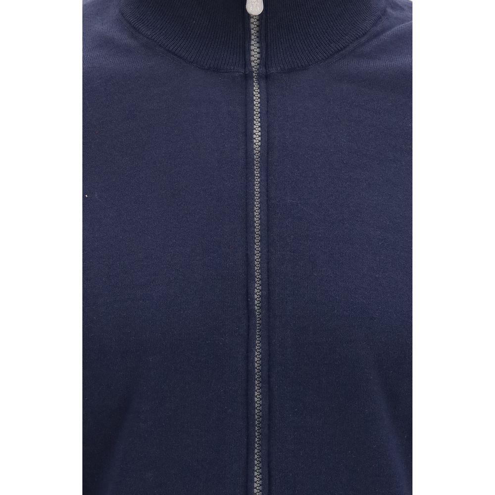 Blue Cotton Cardigan