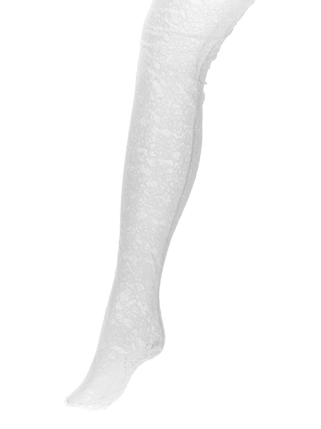 White Polyamide Socks