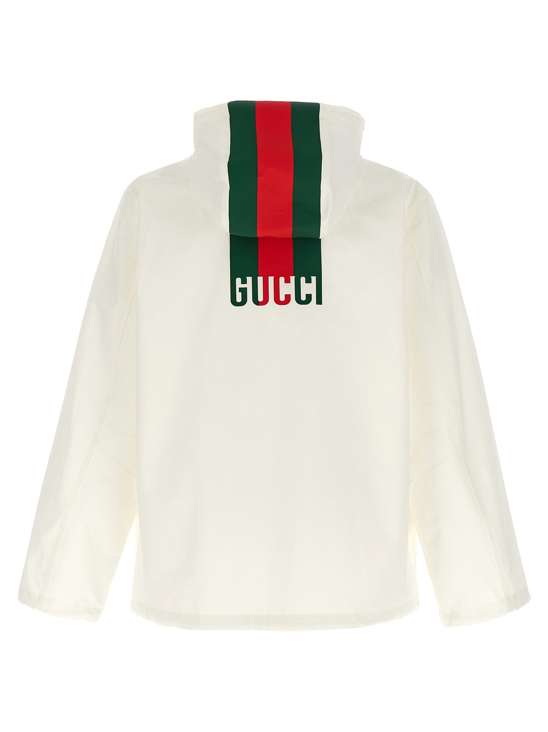 White Cotton Shell Jacket
