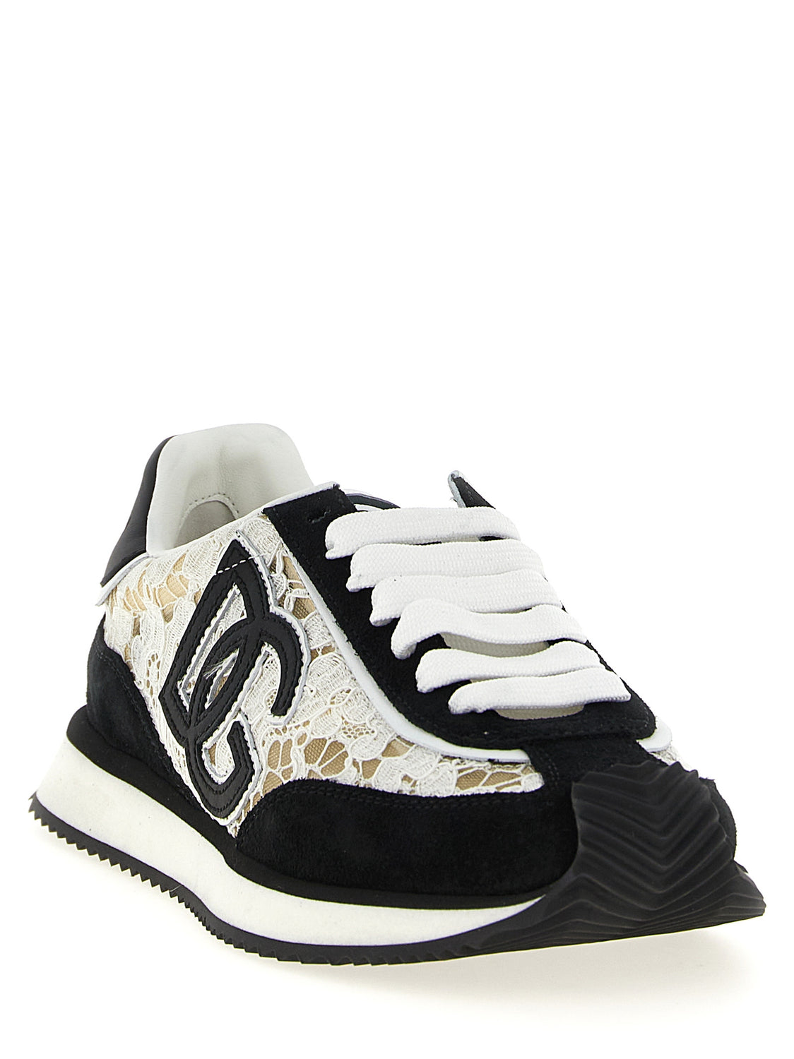 Bicolor Cotton Sneakers