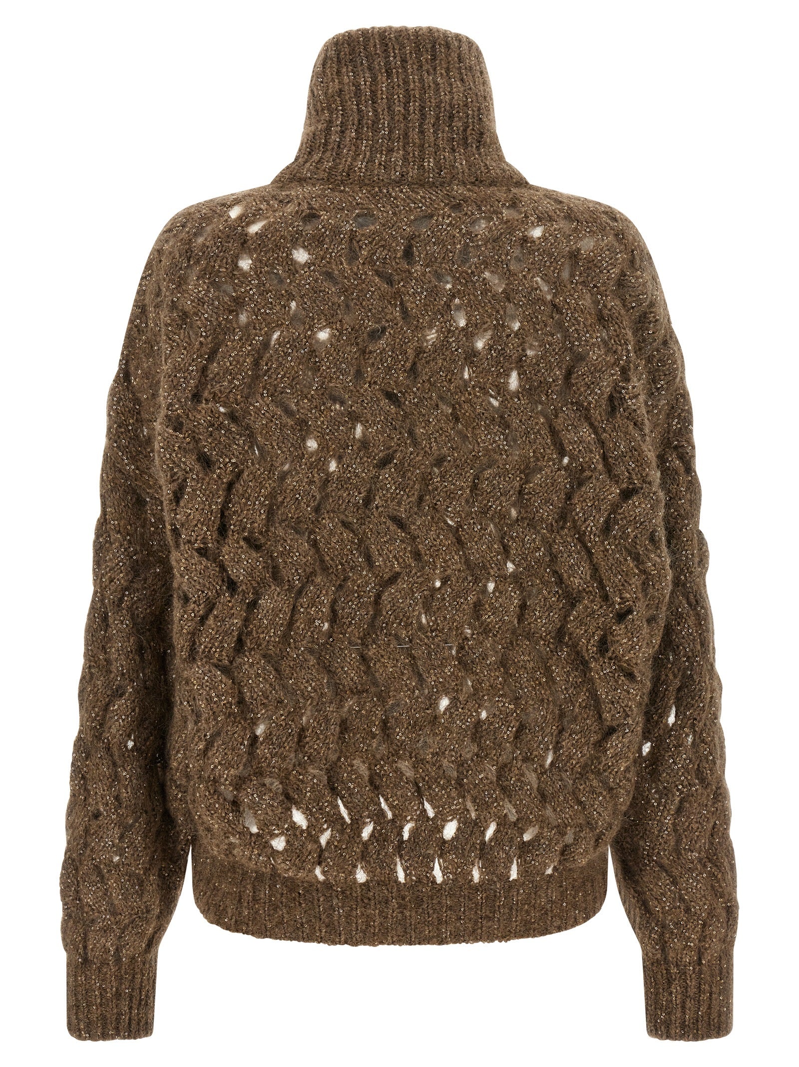 Brown Wool Cardigan