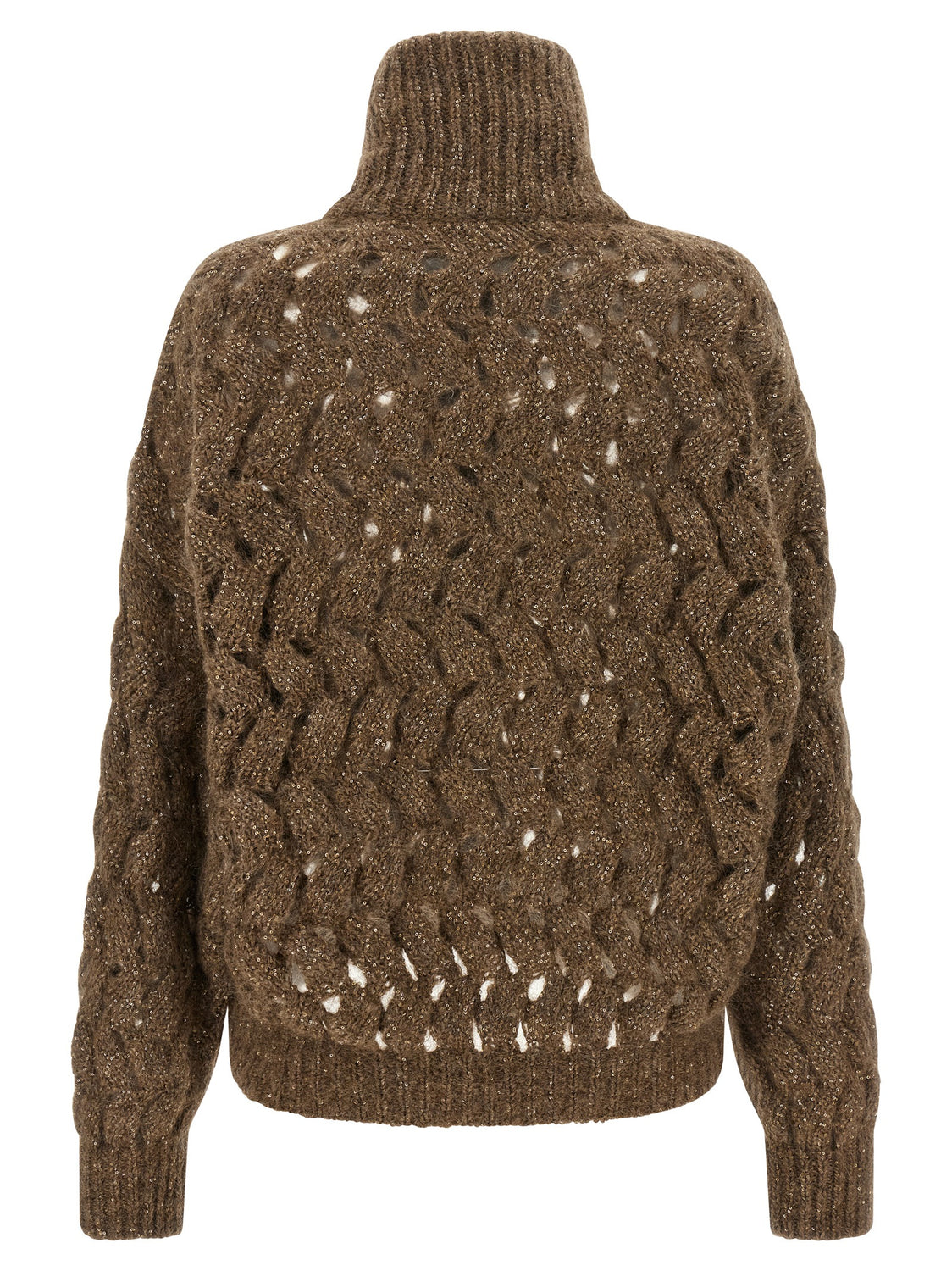 Brown Wool Cardigan